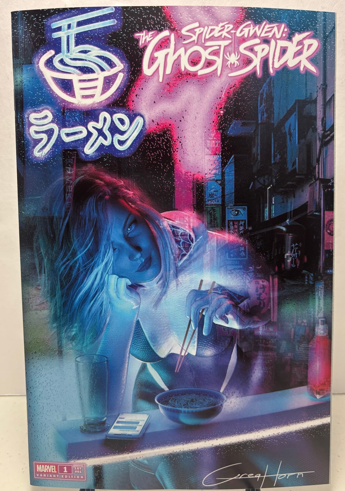 SPIDER-GWEN THE GHOST-SPIDER #1 GREG HORN EXCLUSIVE