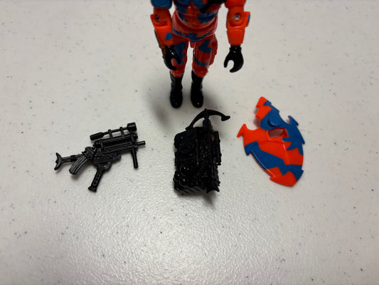 1989 GI Joe Cobra Viper V1 w/Backpack and Weapons