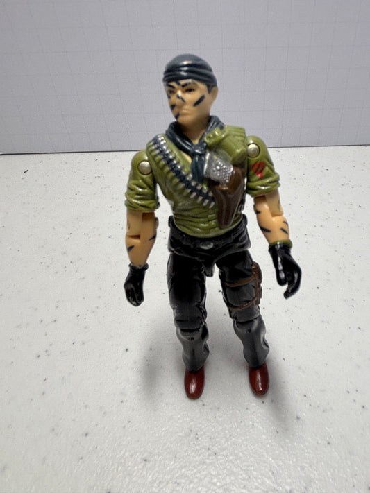 1987 GI Joe Tunnel Rat V1 w/ backpack, weapon and satchel