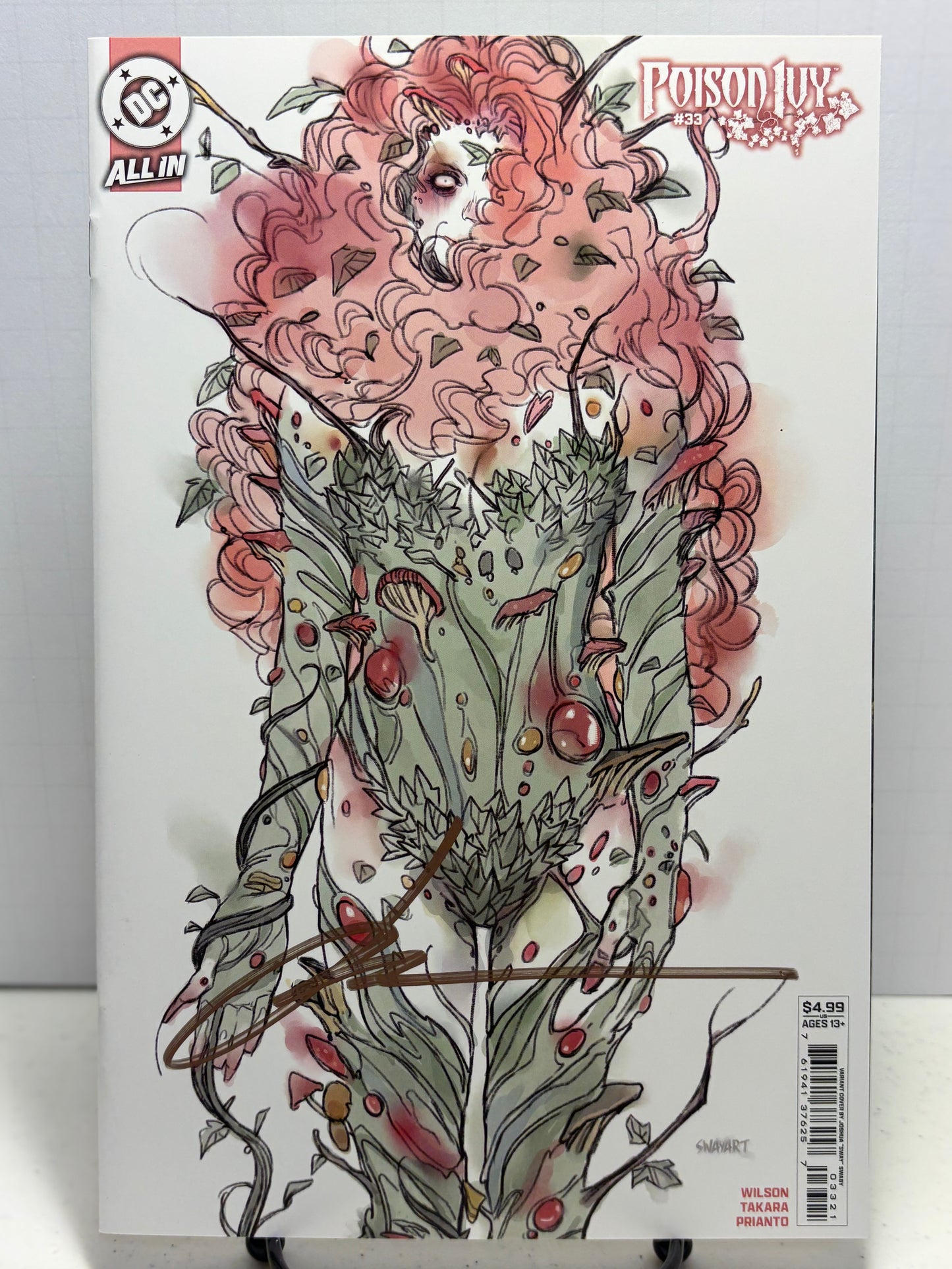 POISON IVY 33 COVER B SIGNED BY JOSHUA SWABY W/COA