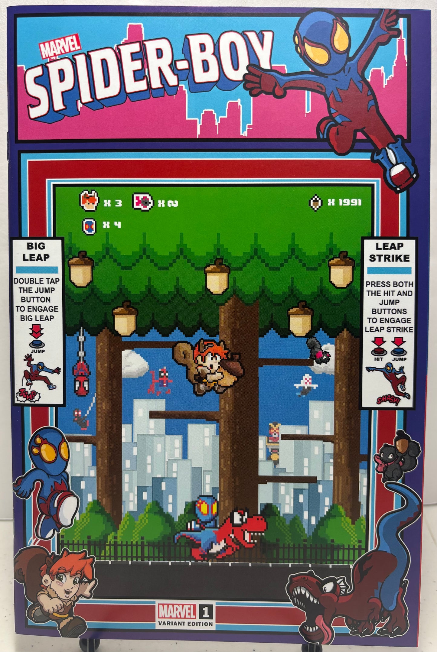 Marvel Spider-Boy #1 Variant Cover 8 Bit Gaming By Matthew Waite Edition 2024