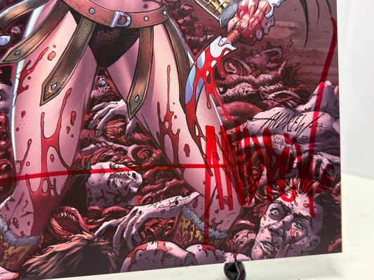 BORN OF BLOOD #5 SIGNED BY ANDREW MANGUM MERC PUBLISHING W/COA