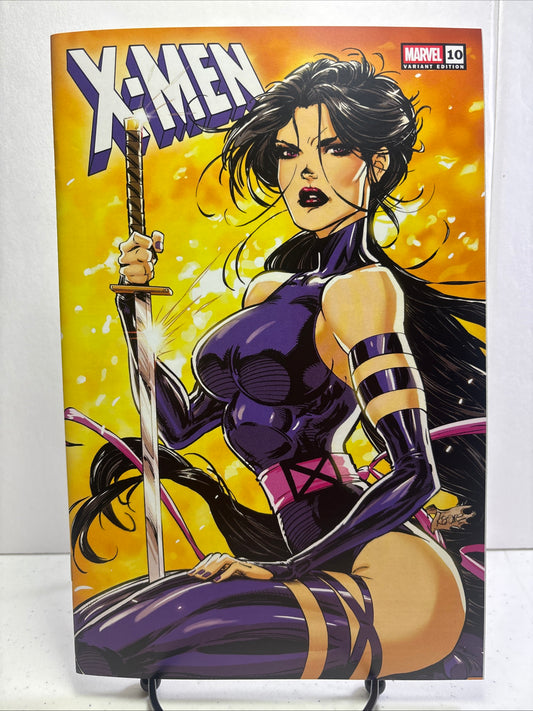 X-Men 10 Psylocke Kaare Andrews Trade & Virgin Set NM