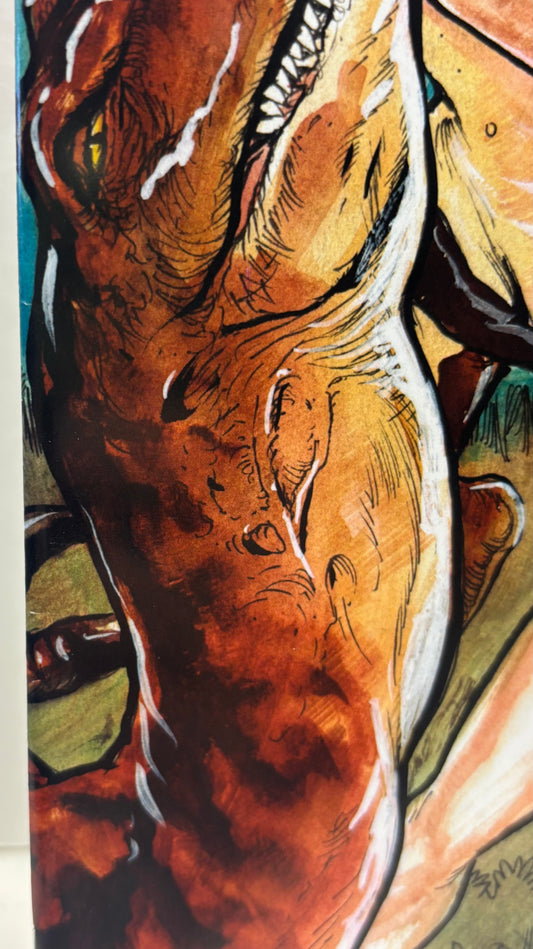 Cavewoman Killing Dinos 101 Summer Break Cover C LTD 350 VF