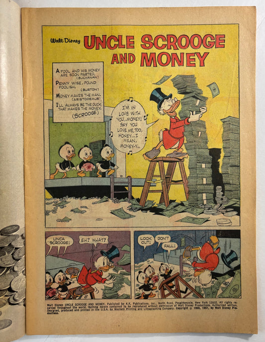 Walt Disney Uncle Scrooge and Money #703 1967
