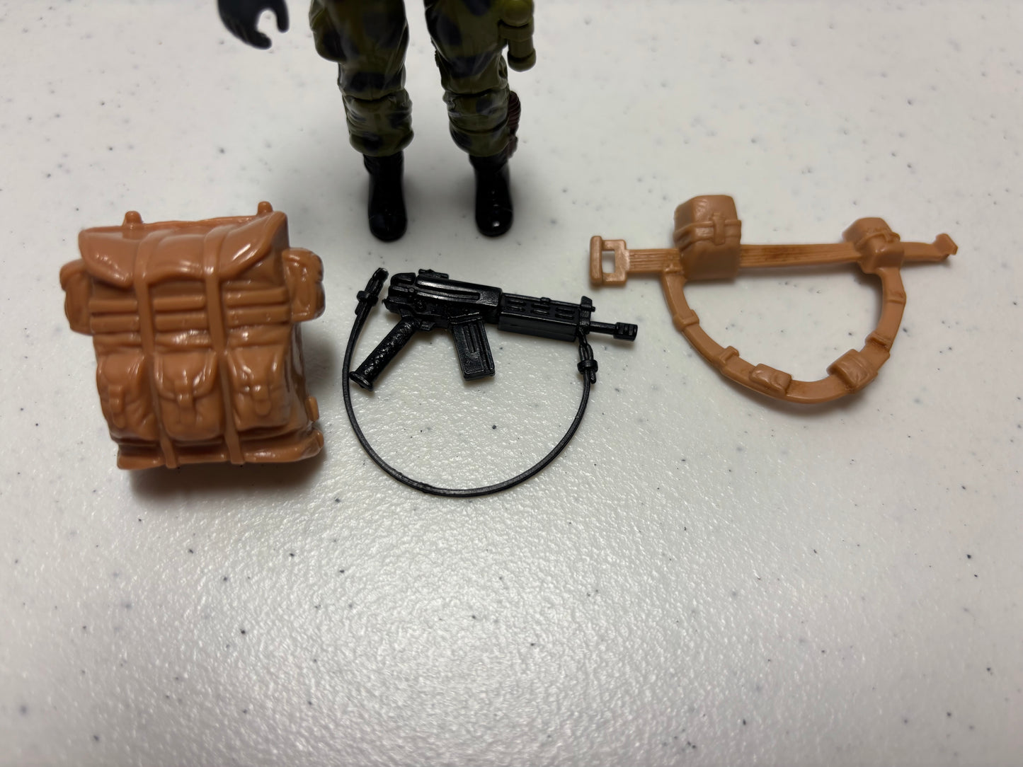 1987 GI Joe Outback w/Flashlight, Backpack, Belt, and Weapon