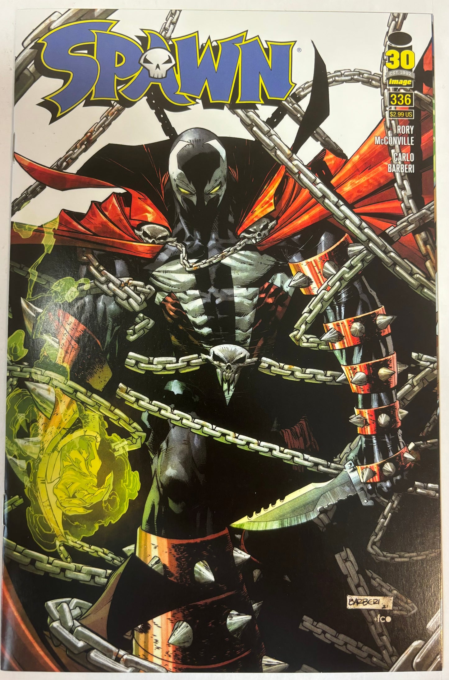 Spawn #336 Cover B Image Comics Todd McFarlane NM (pre-owned)