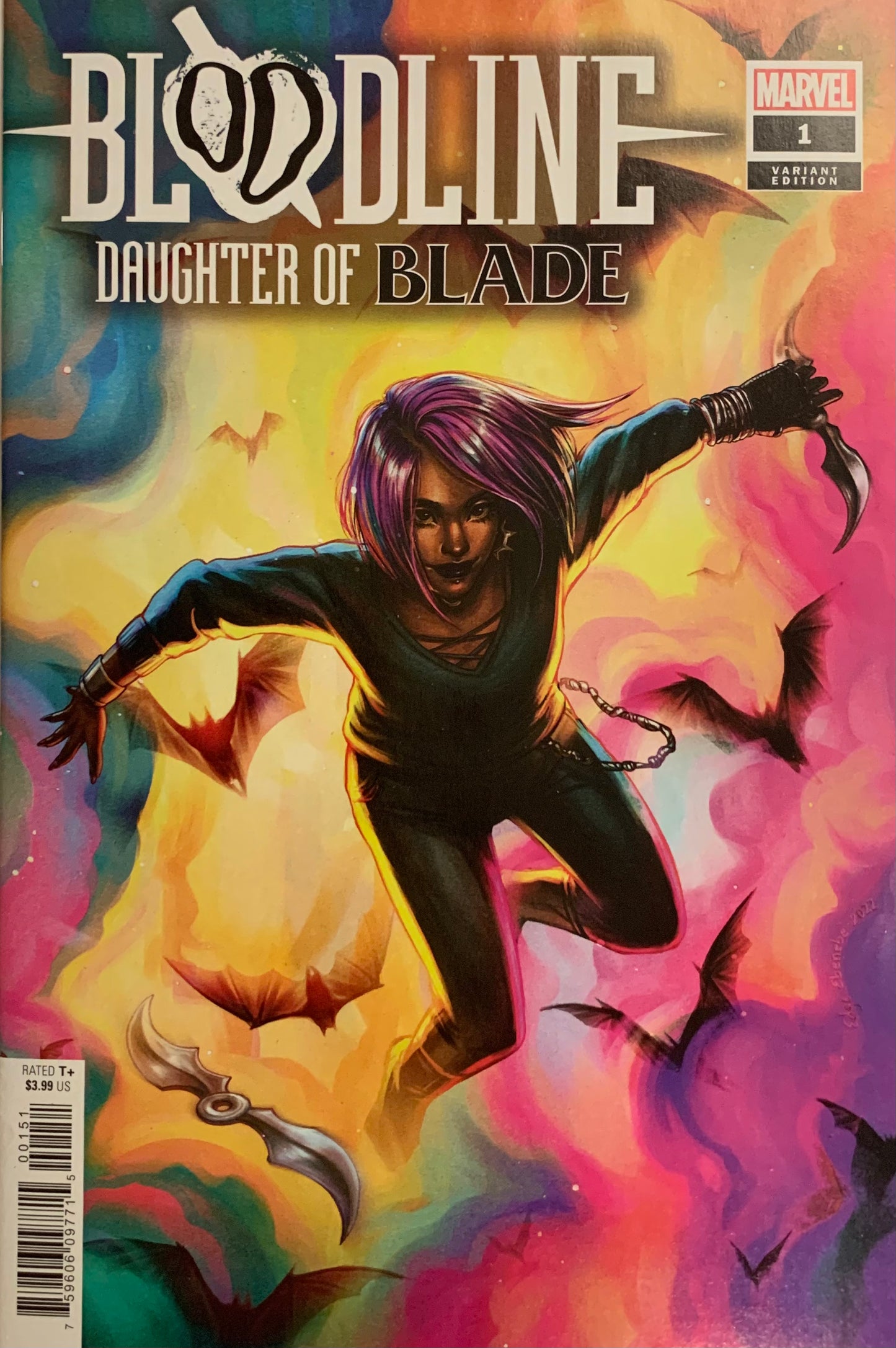 Bloodline Daugher of Blade #1 Ejiwa "Edge" Ebenebe cover 1:50 Incentive Ratio NM (pre-owned)