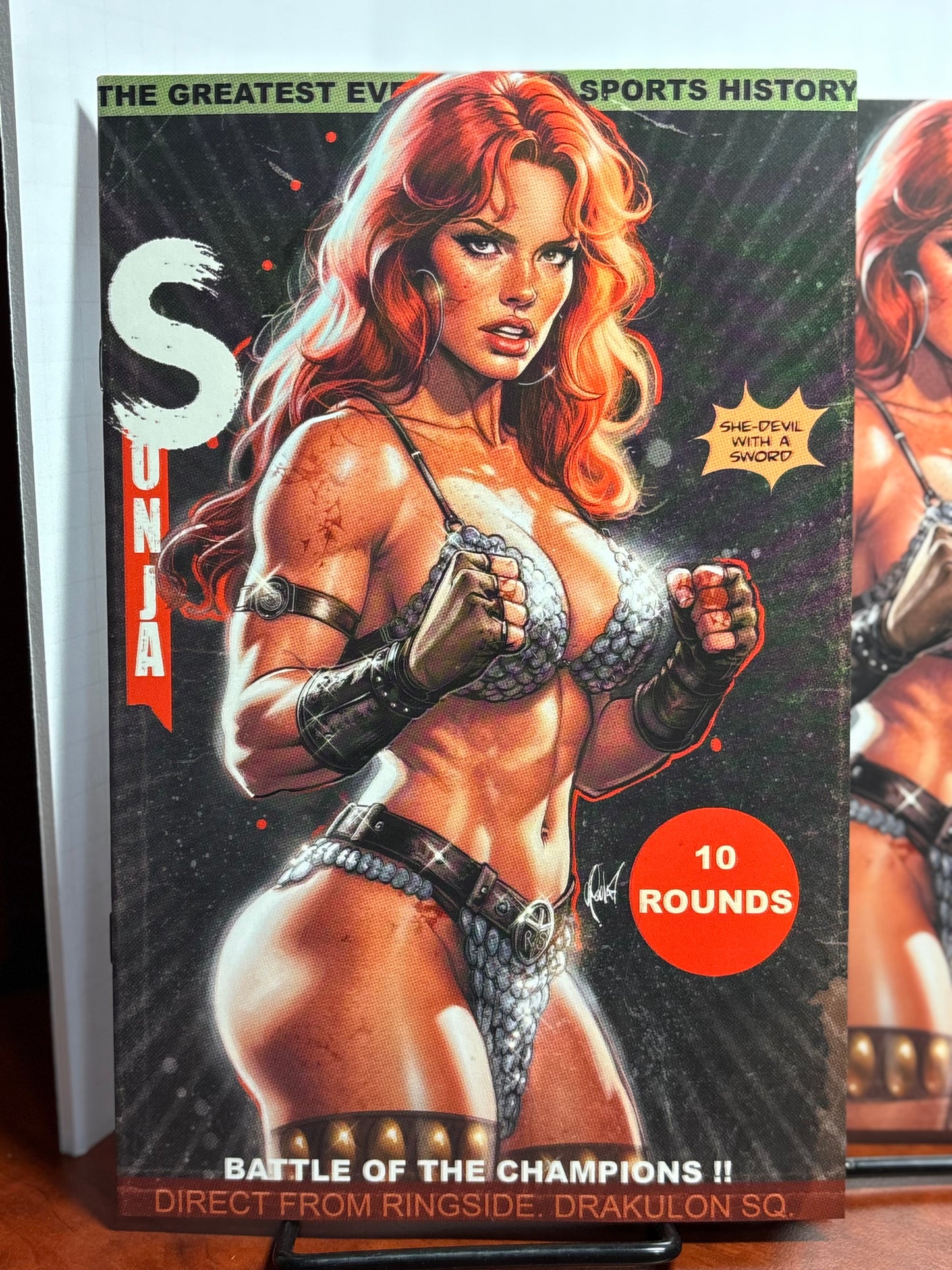 RED SONJA SHE DEVIL WITH A SWORD #1 CEDRIC POULAT Variant ABC Set LTD 500 NM