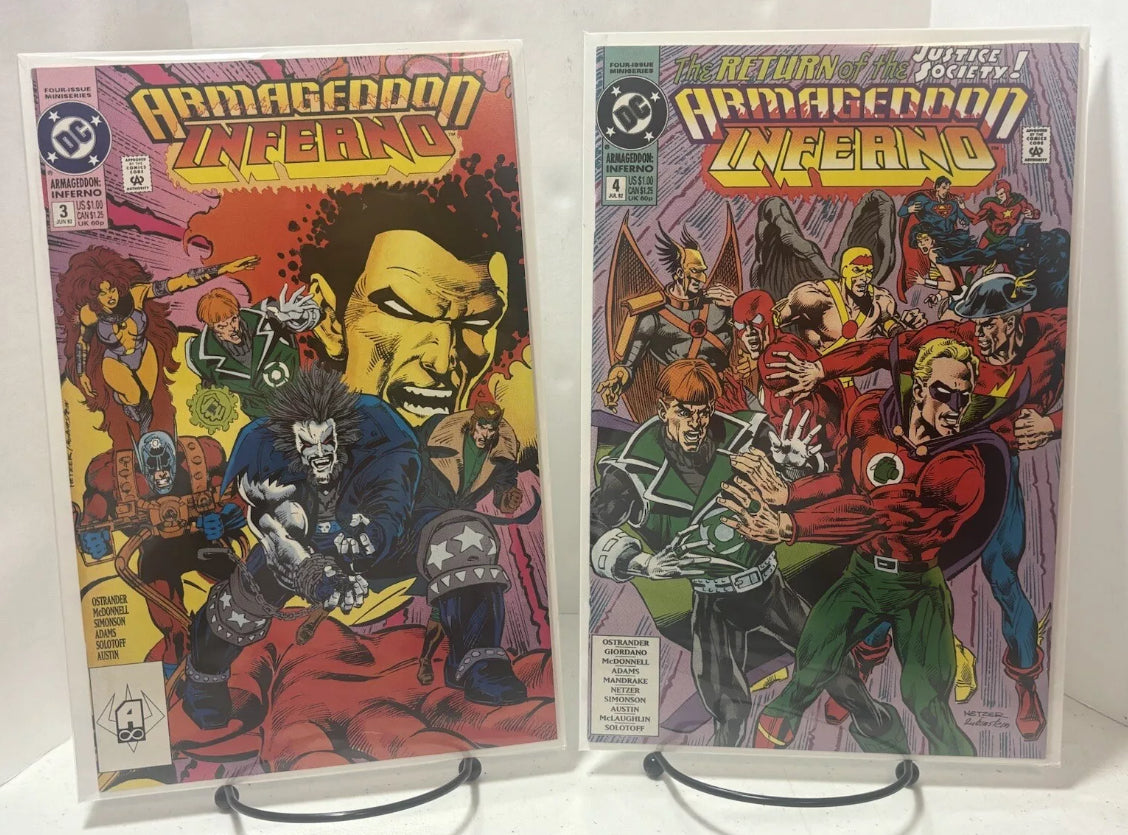 1992 Armageddon Inferno 1-4, DC Comics