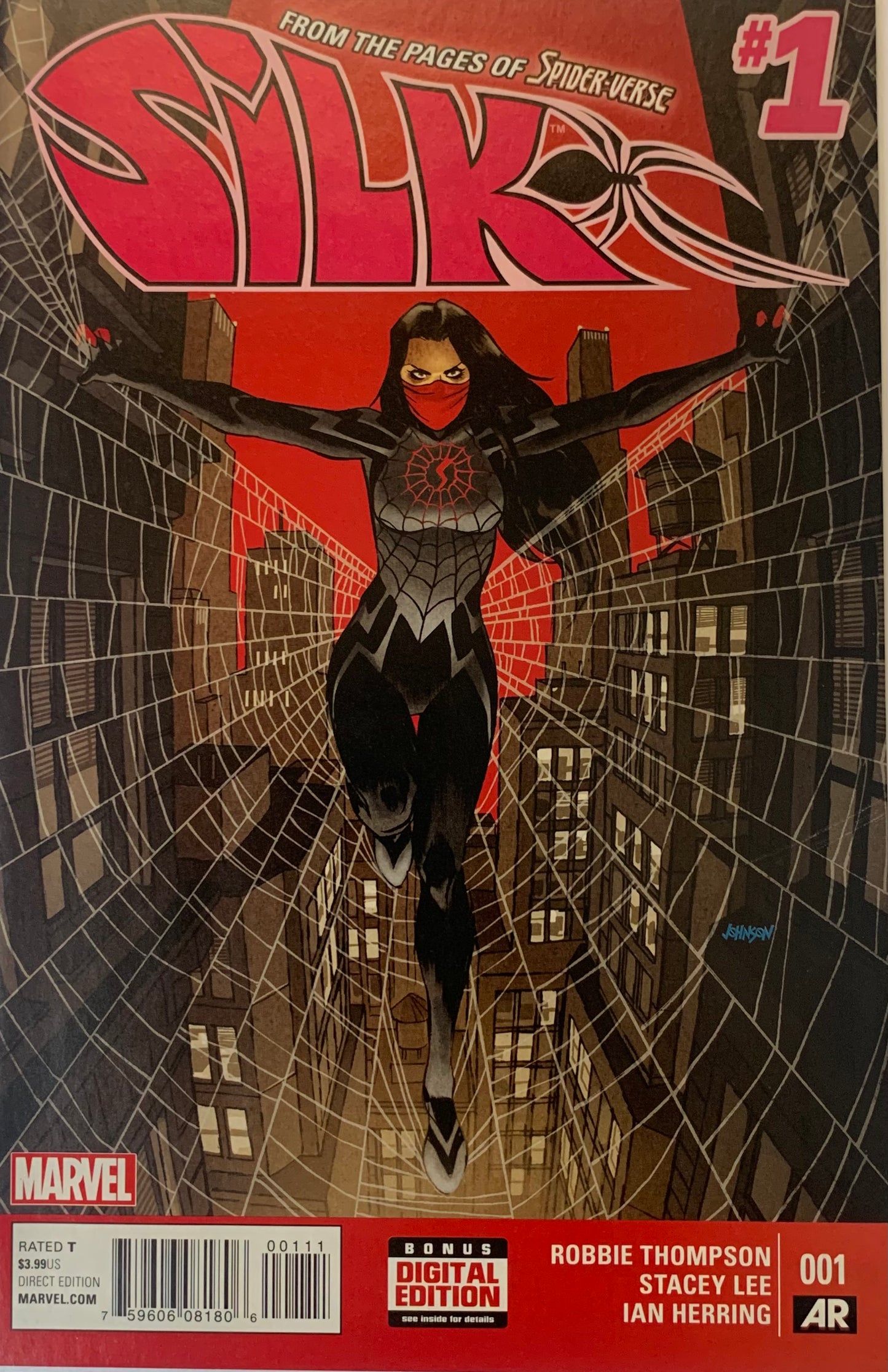 Silk #1, 1st Print, 1st Solo Series (Marvel Comics, 2015) (pre-owned)