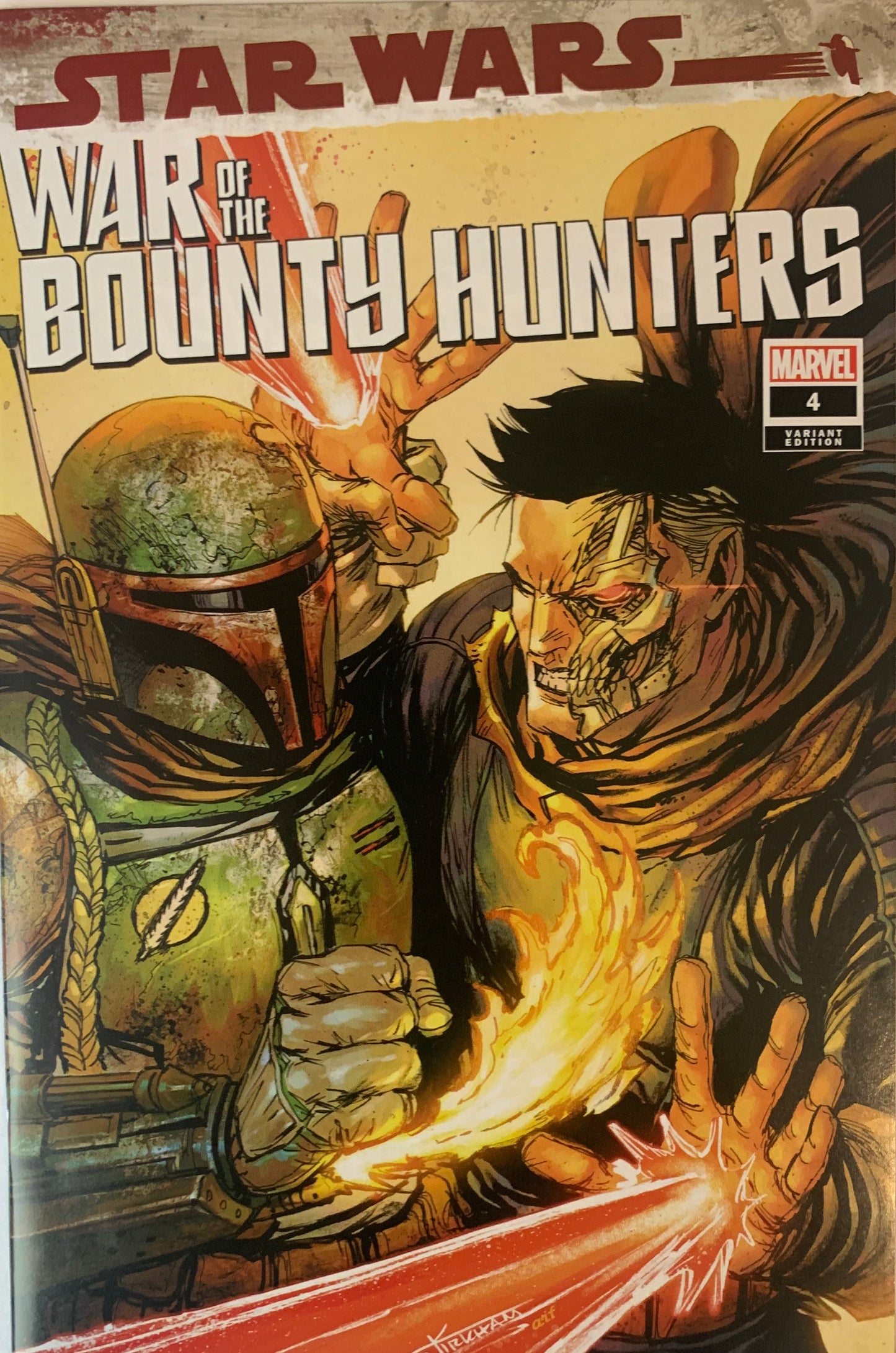 Star Wars War of the Bounty Hunters #4 Tyler Kirkham Trade Dress Variant NM (pre-owned)