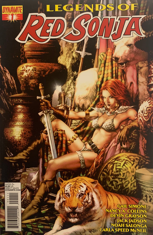 Legends of Red Sonja #1 Cover by Jay Anacleto (2013) Dynamite NM (pre-owned)