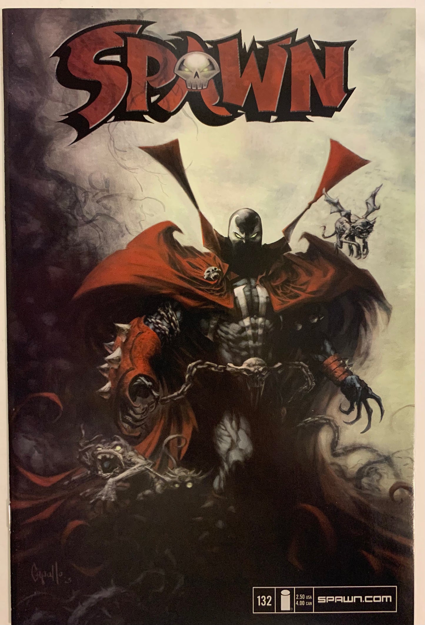 Spawn #132 Low Print Run Cover by Greg Cupullo VF / NM