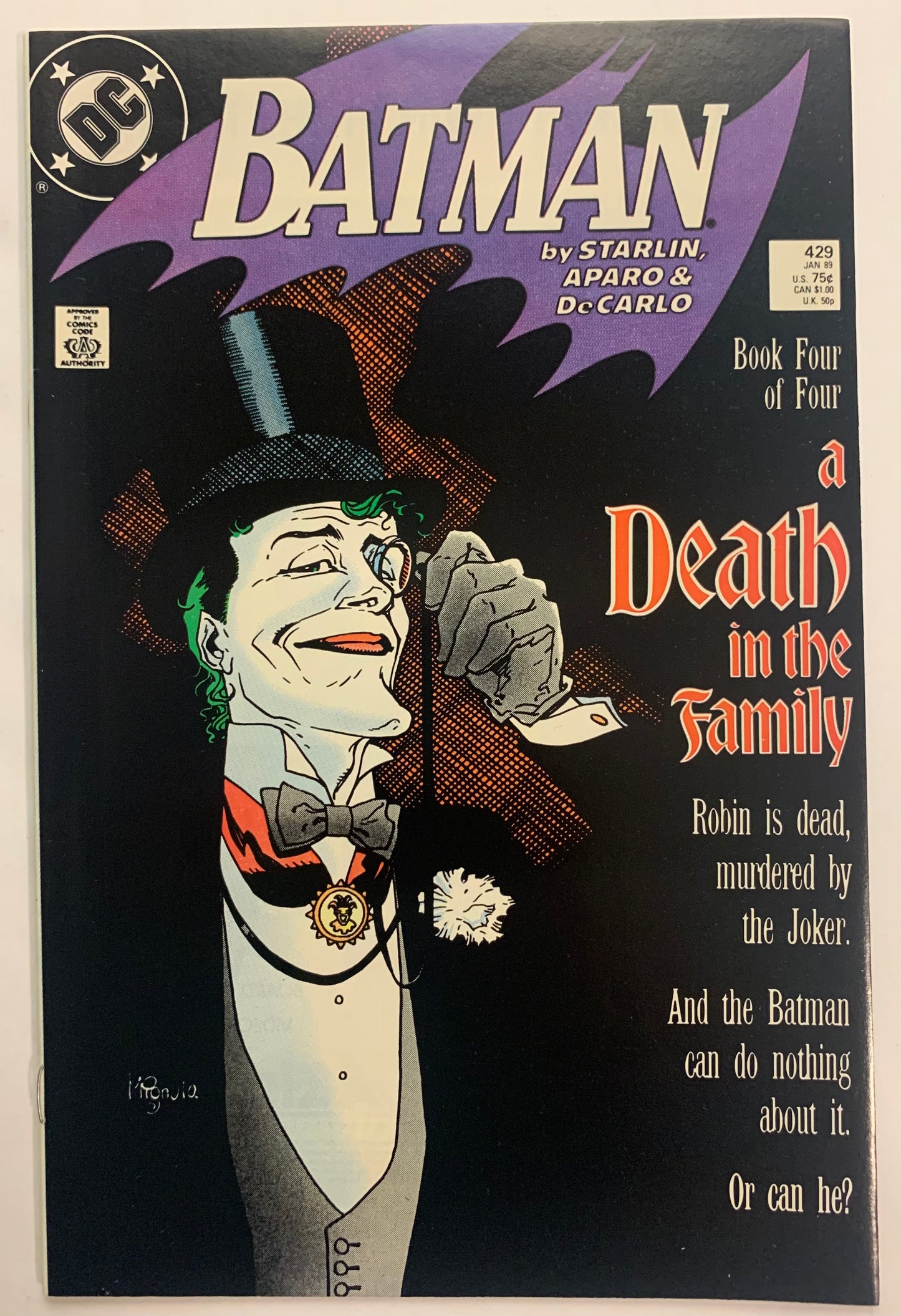 Batman Death in the Family DC comics VF / NM (pre-owned)