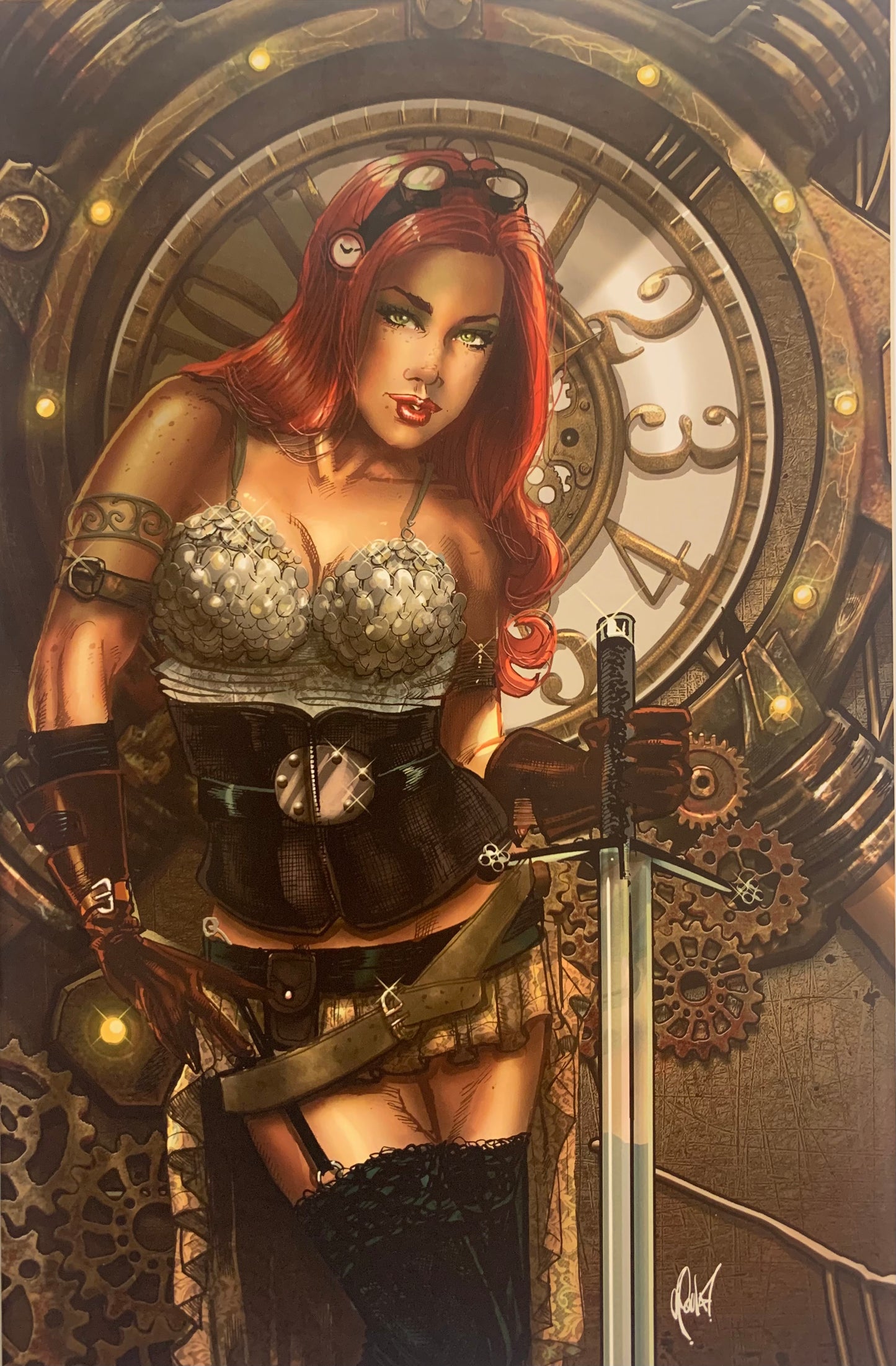 Legenderry Red Sonja #1 Cedric Poulat G Virgin Variant Dynamite NM (pre-owned)