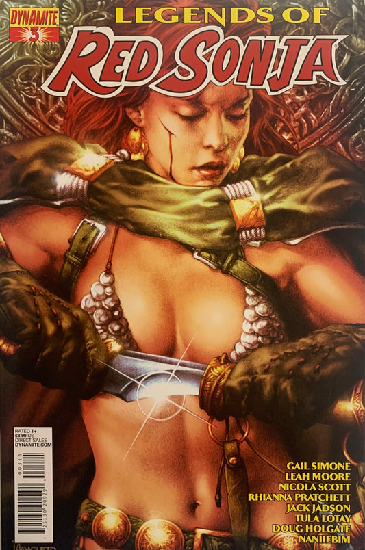 Legends of Red Sonja #3 Cover by Jay Anacleto (2013) Dynamite NM (pre-owned)