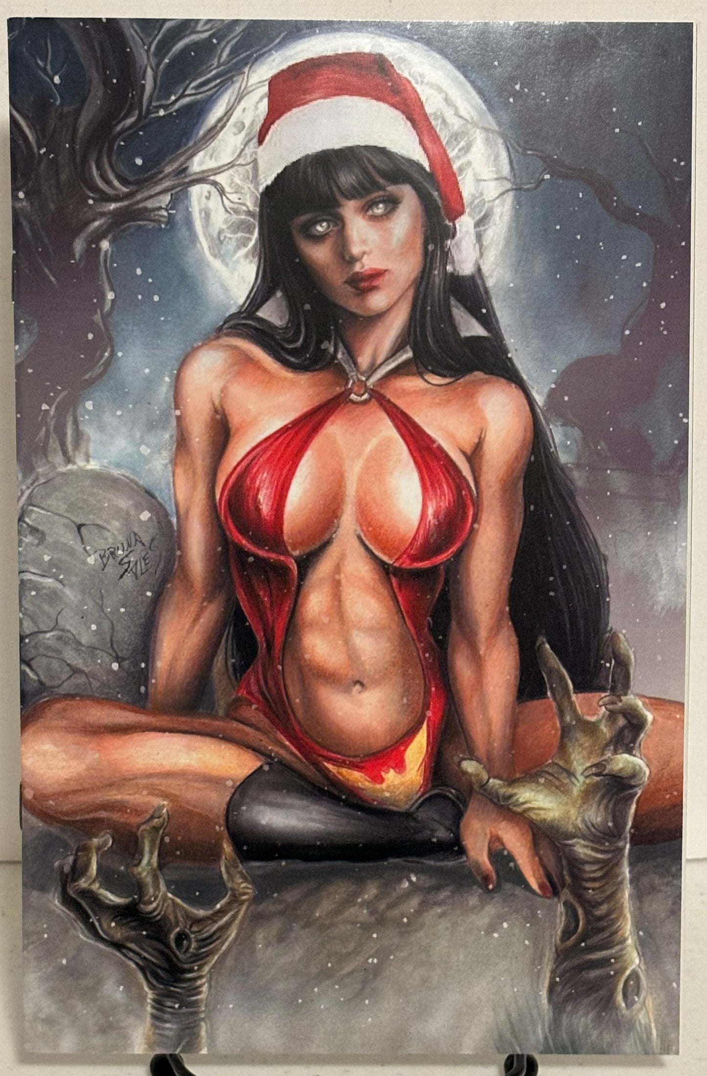 VAMPIRELLA HOLIDAY SPECIAL 2021 BRUNA SALES EXCLUSIVE VIRGIN LTD 500