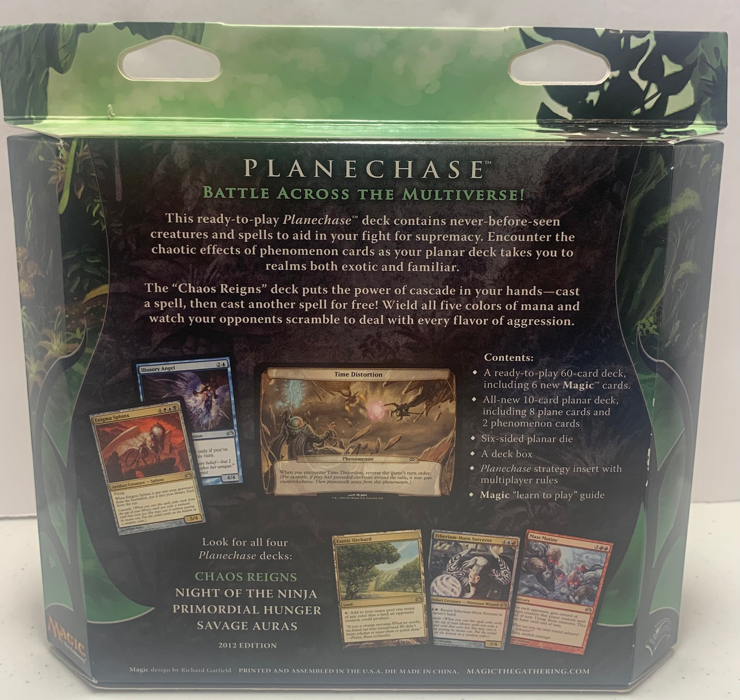 2012 Planechase Chaos Reigns NIB