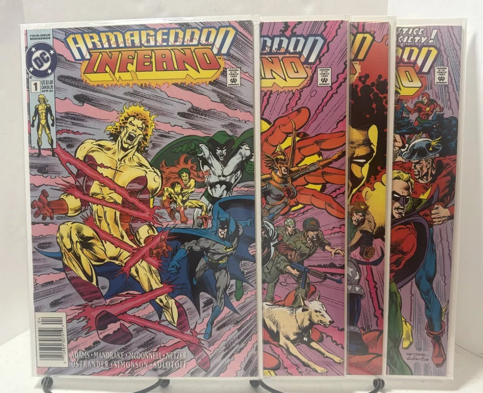 1992 Armageddon Inferno 1-4, DC Comics – Cosmic Comics, Cards ...