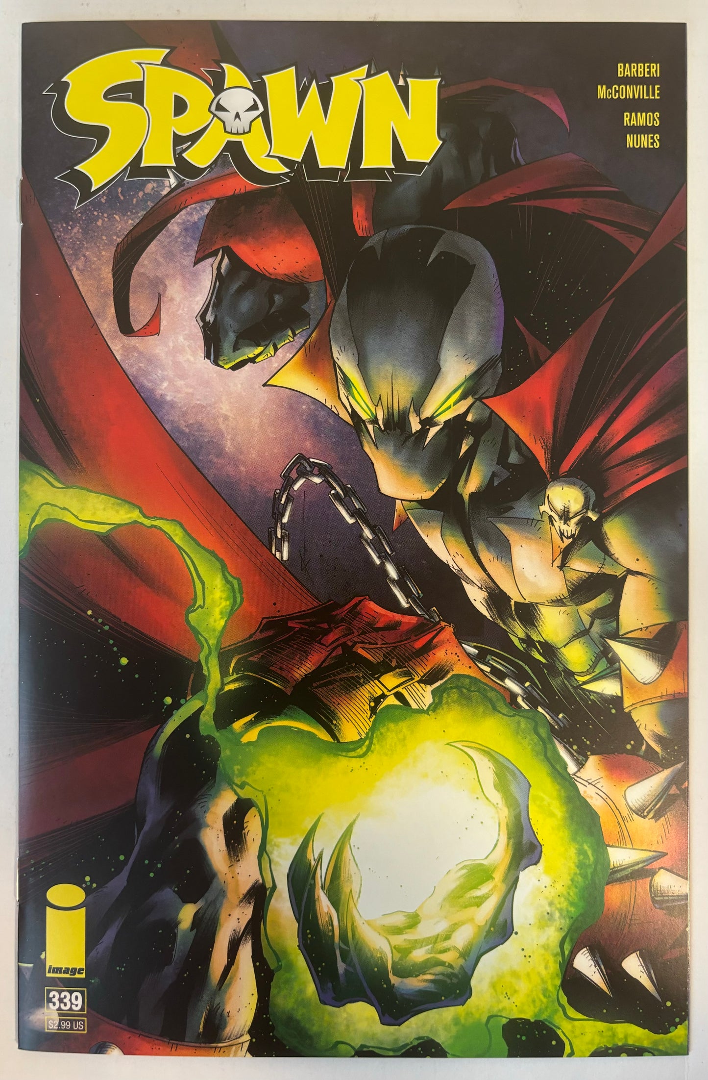 Spawn #339 Cover B Image Comics Todd McFarlane NM (pre-owned)