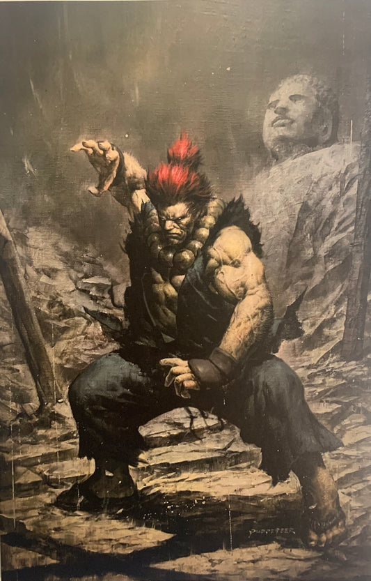 STREET FIGHTER #1 LEE AKUMA VIRGIN VARIANT LTD 300 ISSUE 62/300 MEGACON EXCLUSIVE (pre-owned)