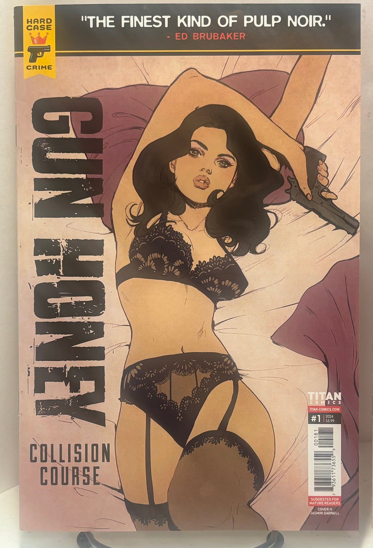 Gun Honey Collision Course #1 Cover by Jasmin Darnell Trade and Virgin NM (pre-owned)