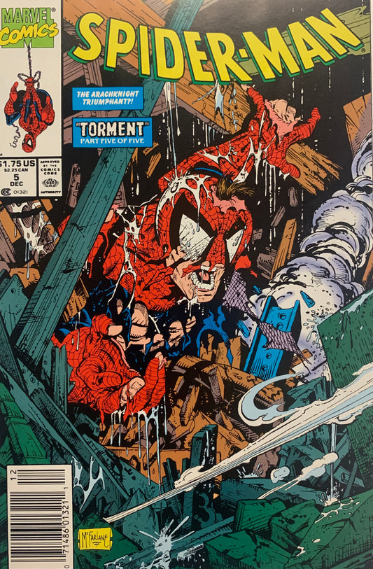 Spider-Man #5 Torment Newsstand cover by McFarlane NM (pre-owned)