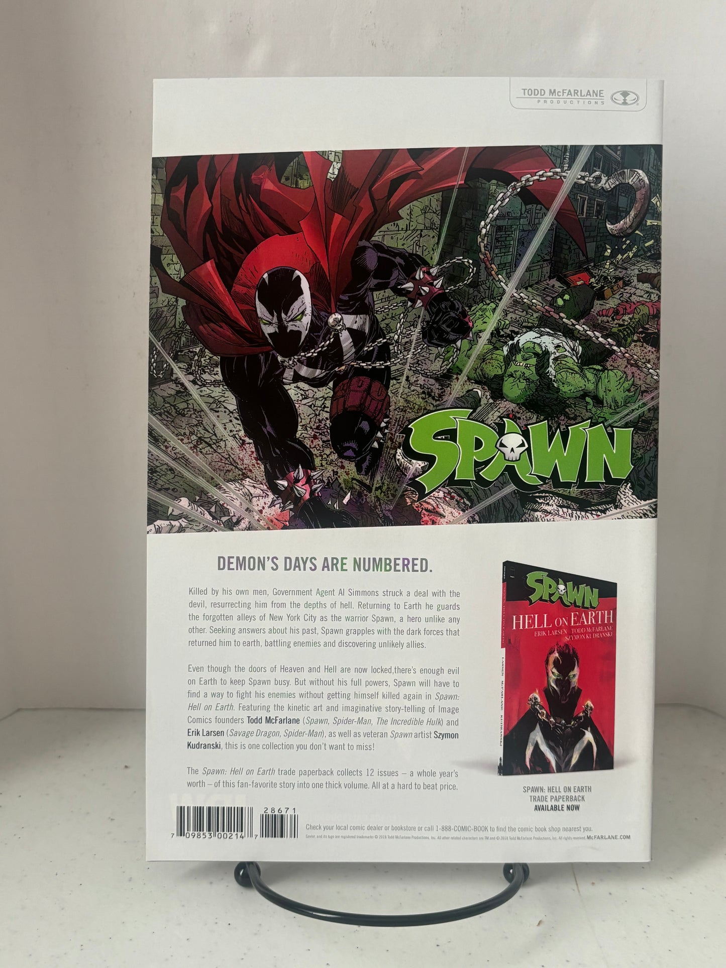 Spawn #286 Todd McFarlane & Nikos Koutsis Variant Cover 7 Image Comics 2018