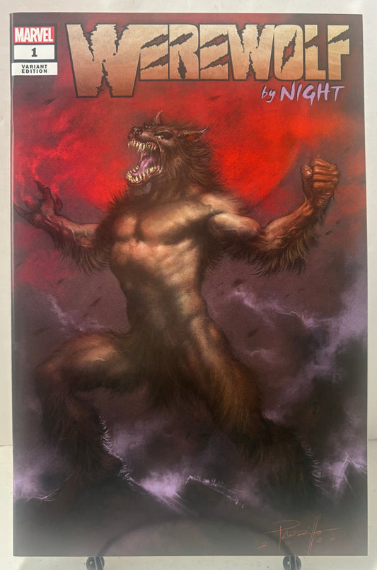 Werewolf by Night #1 Lucio Parrillo Trade Variant Cover Marvel Comics 2020 (pre-owned)