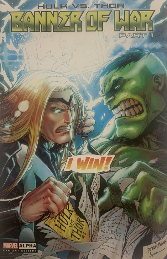 Hulk vs. Thor: Banner of War Part 1 Tyler Kirkham Exclusive Trade Dress Variant NM (pre-owned)