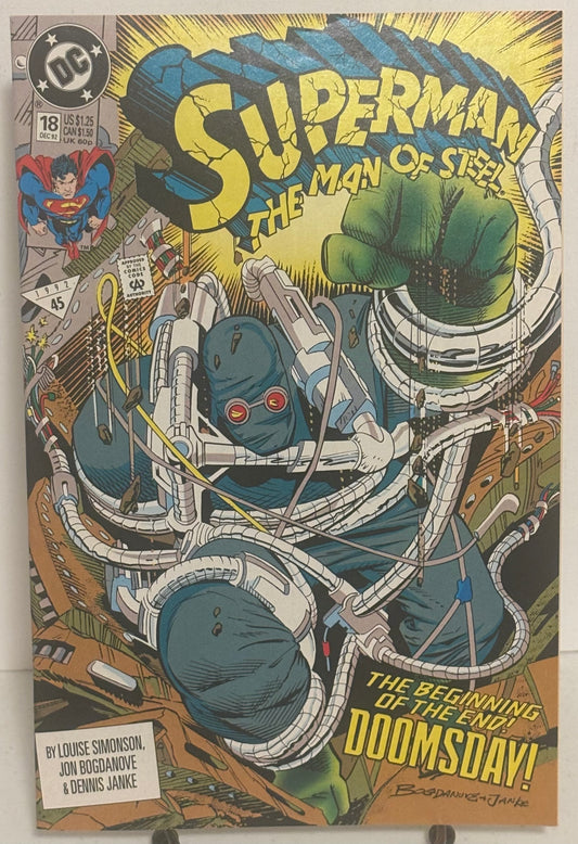 Superman The Man of Steel #18 First Printing 1st Appearance of Doomsday!