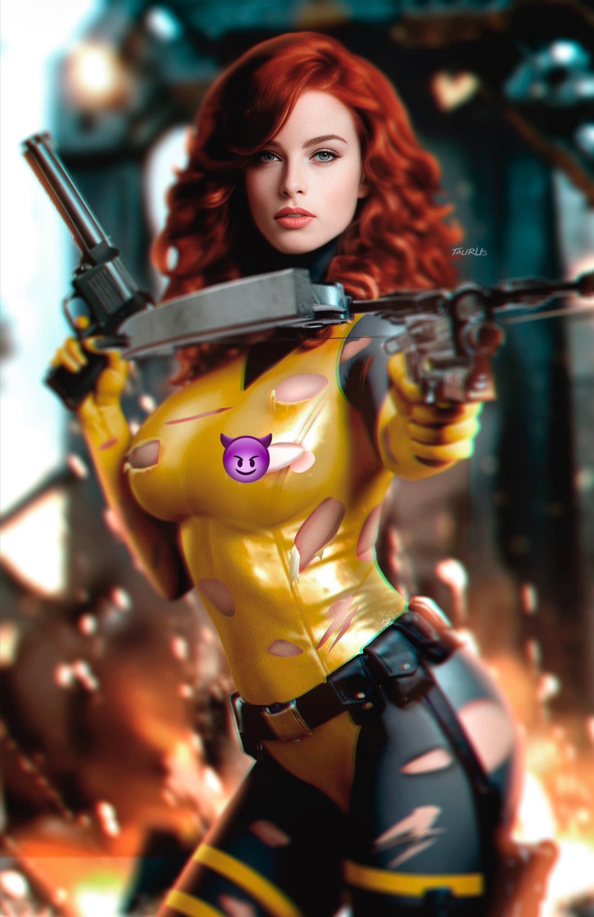 Cosmic Comics debut exclusive cover by Taurus. Sleeping Betty #1 by Jeff Simon