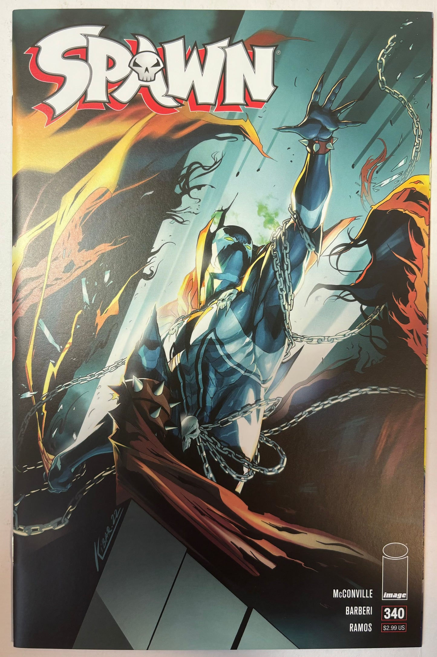 Spawn #340 Cover B Image Comics Todd McFarlane NM (pre-owned)