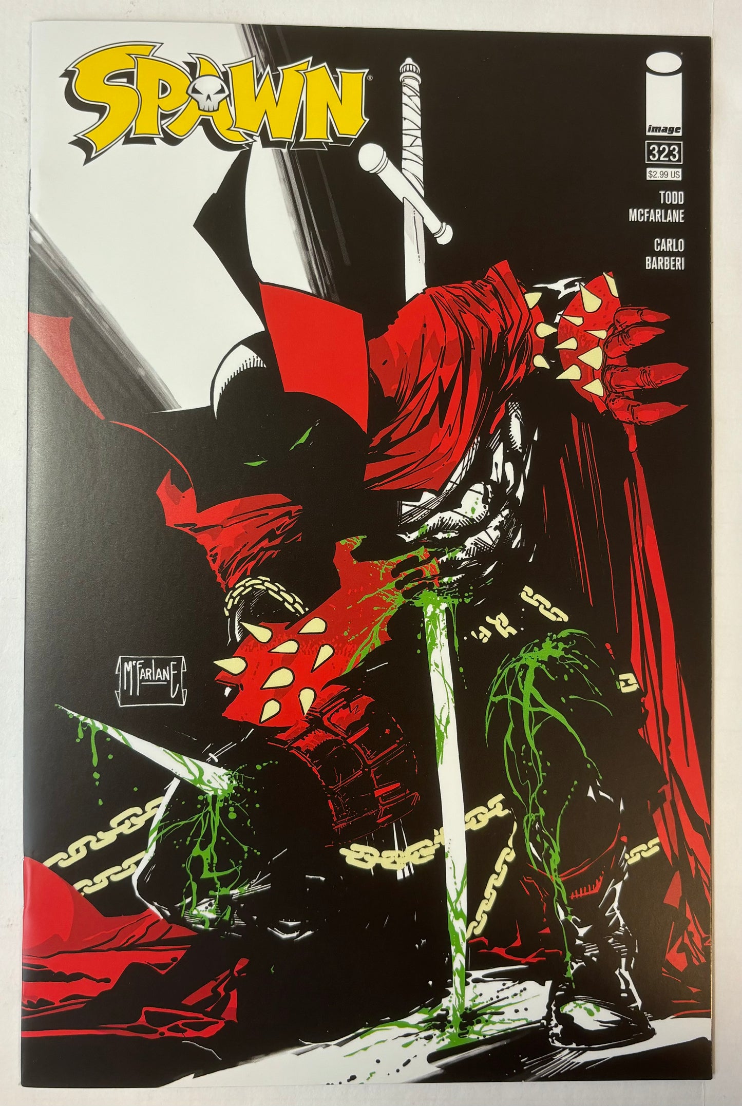 Spawn #323 Cover B Image Comics Todd McFarlane NM (pre-owned)