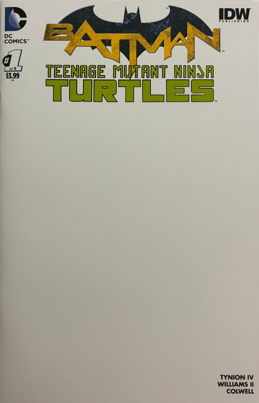 Batman Teenage Mutant Ninja Turtles Blank Cover VF / NM
