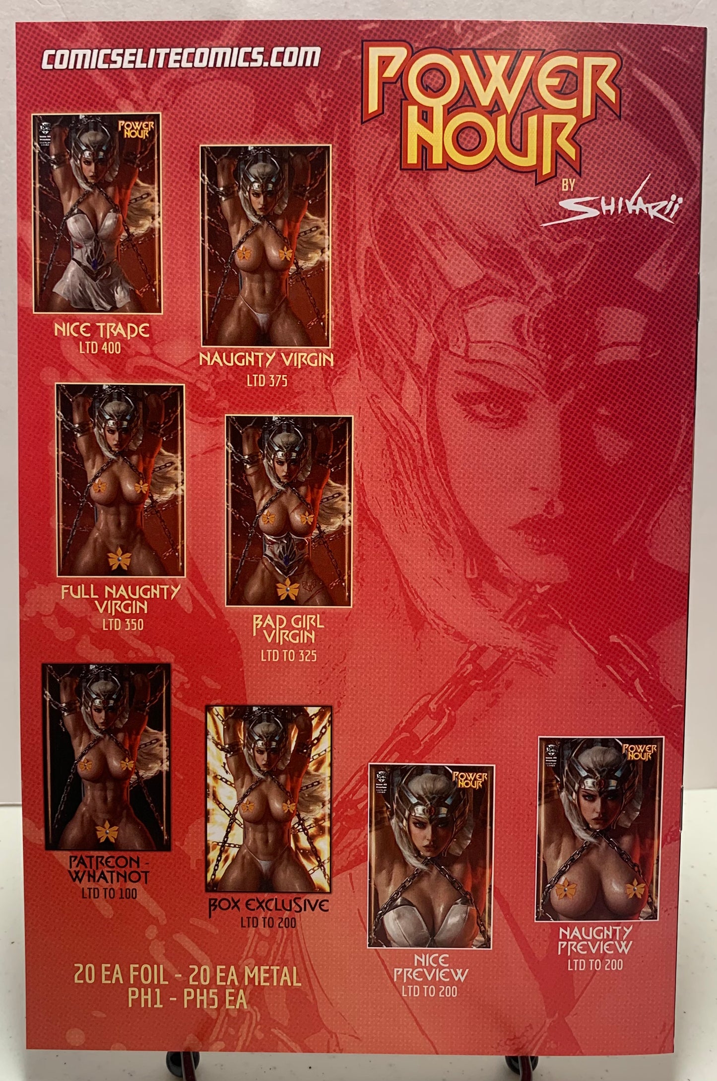 Power Hour #2 Preview She-ra Princess of Power Shikarii Close up Ltd 200 NM (pre-owned)