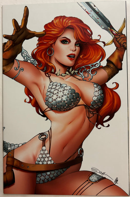 Unbreakable Red Sonja #1 Sorah Suhng NYCC Exclusive 142/200 w/COA NM (pre-owned)