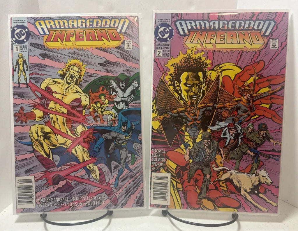 1992 Armageddon Inferno 1-4, DC Comics