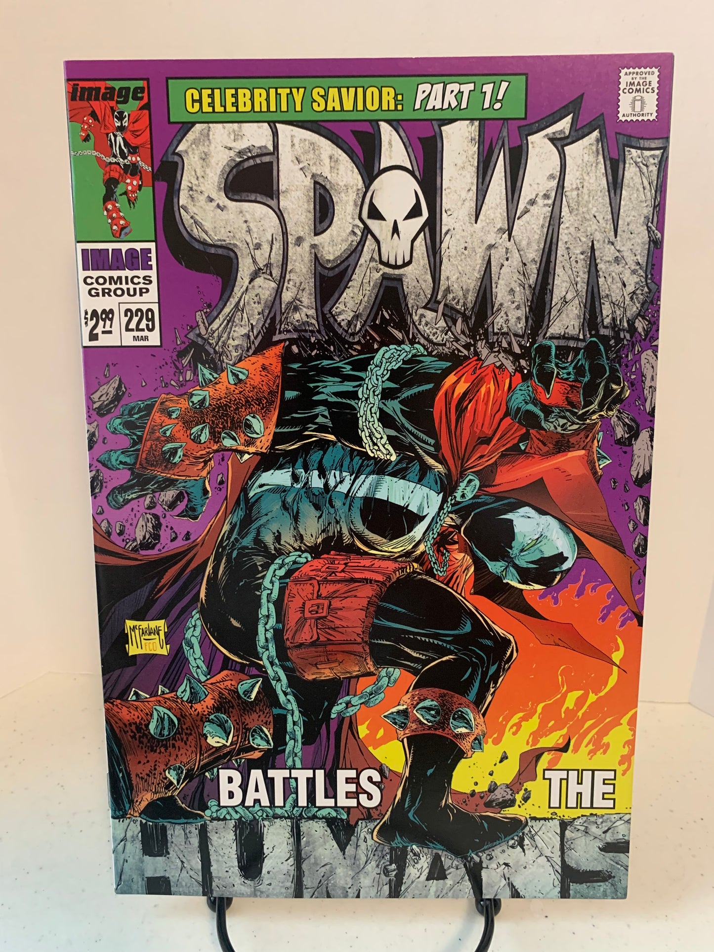 Spawn #229 (1992) Hulk Annual 1 Homage VF/NM