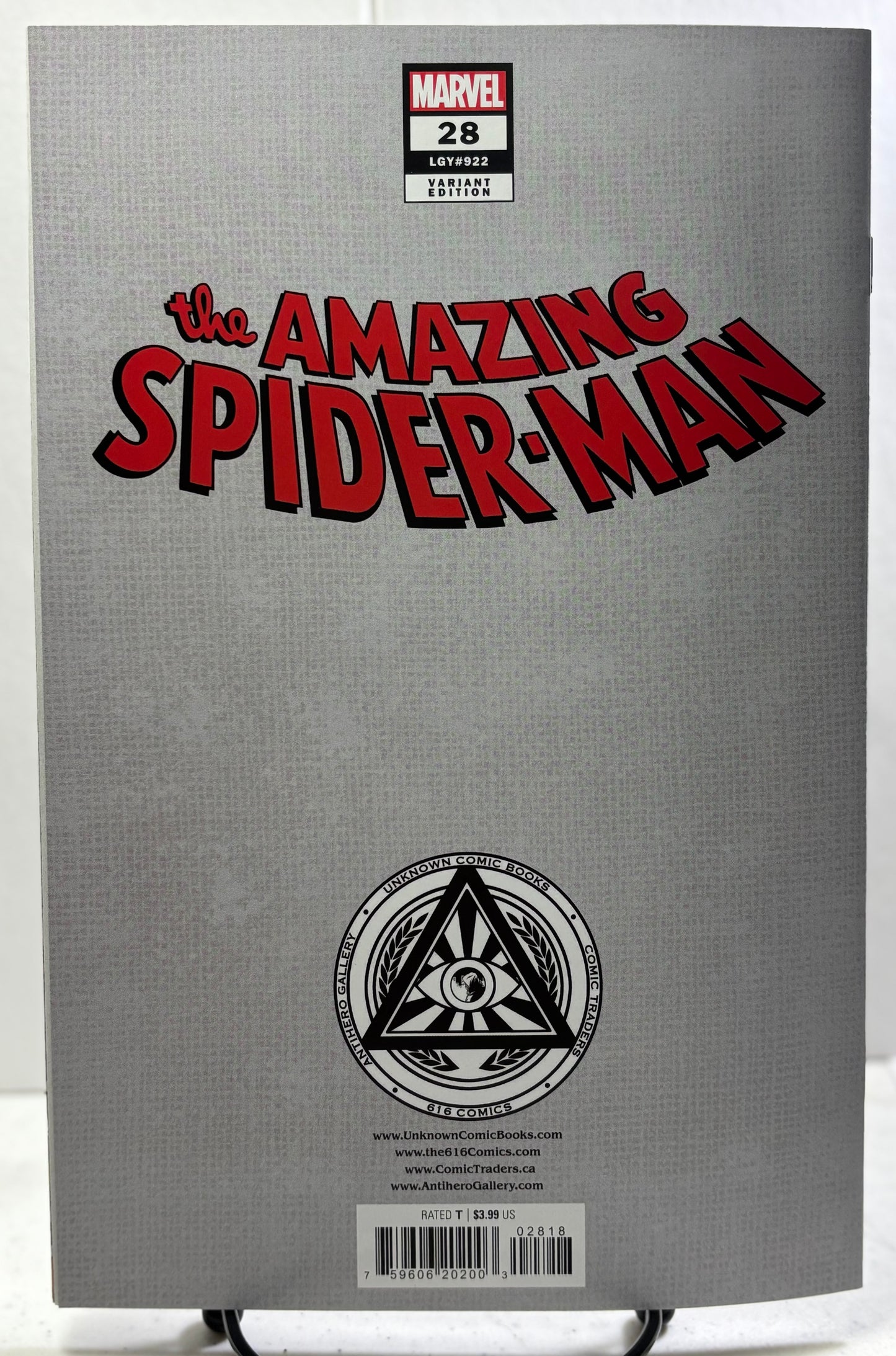 Amazing Spider-Man #28 Kaare Andrews Virgin Exclusive NM