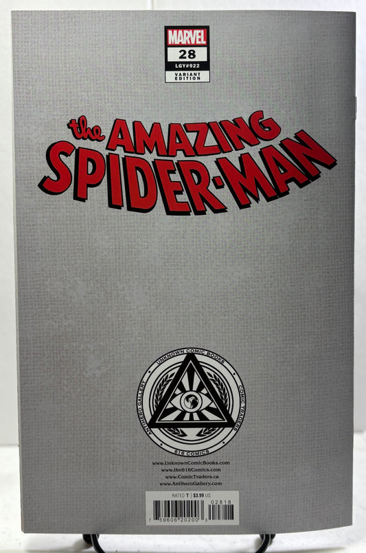 Amazing Spider-Man #28 Kaare Andrews Virgin Exclusive NM