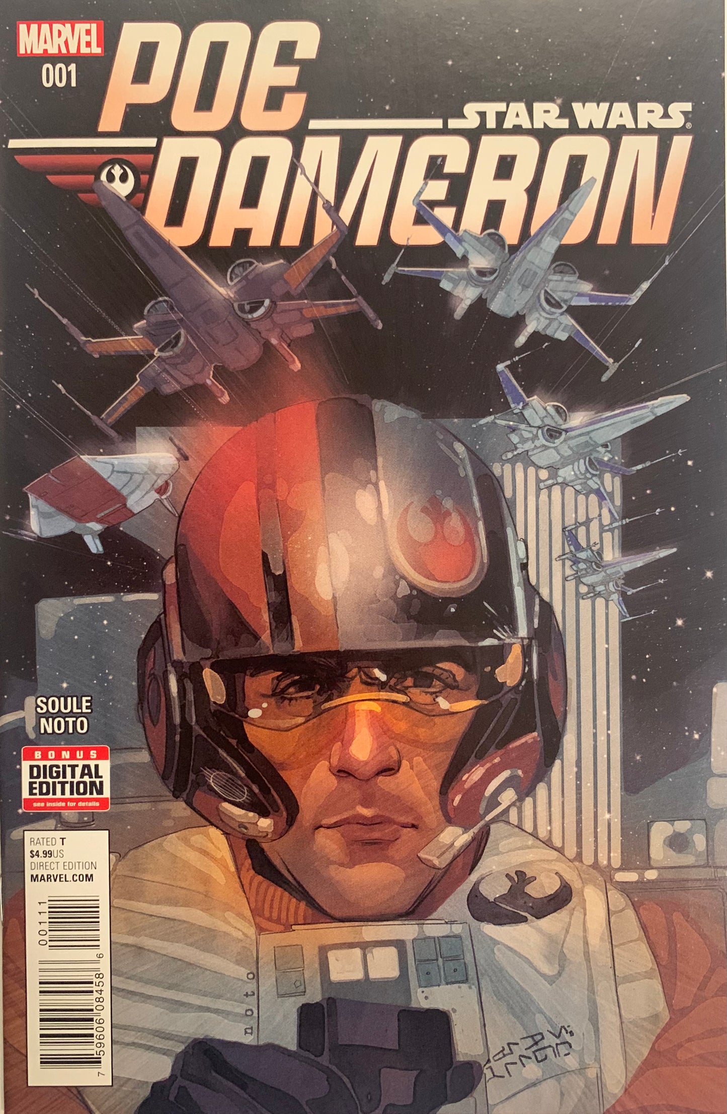 Star Wars Poe Dameron #1 Marvel Comics Rated T NM (pre-owned)