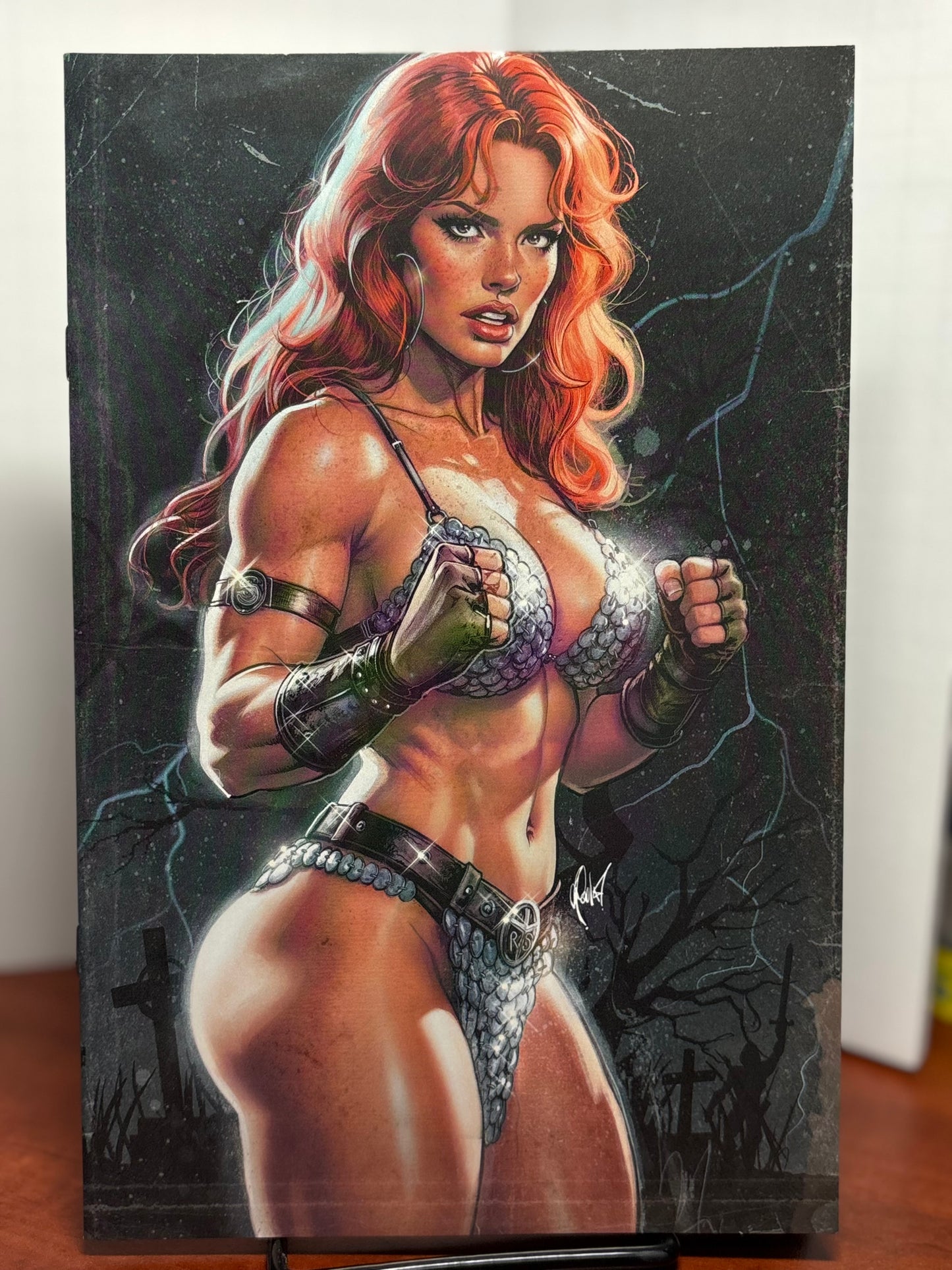 RED SONJA SHE DEVIL WITH A SWORD #1 CEDRIC POULAT Variant ABC Set LTD 500 NM