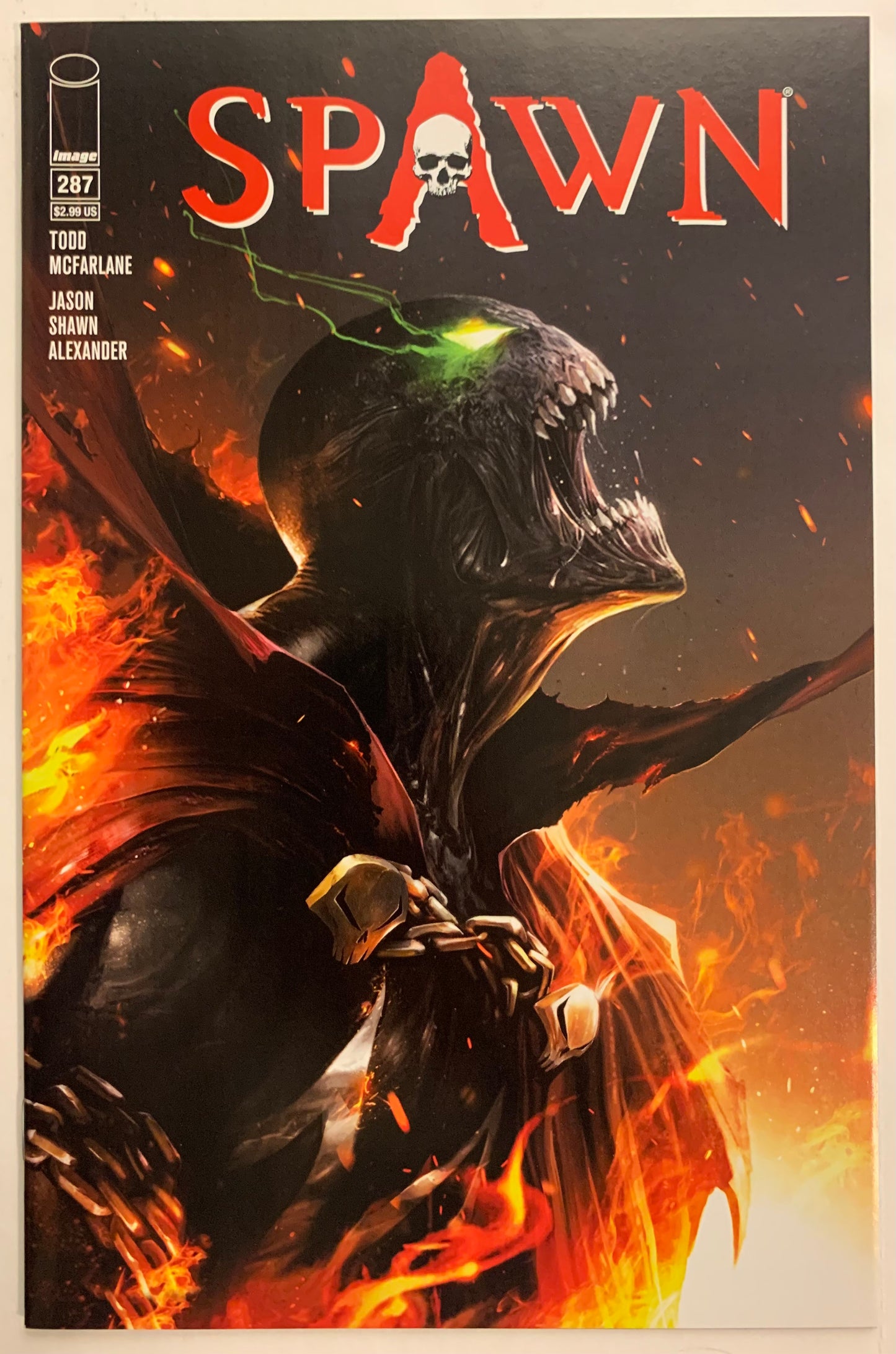 Spawn #287 Low Print Run Cover by Francesco Mattina NM