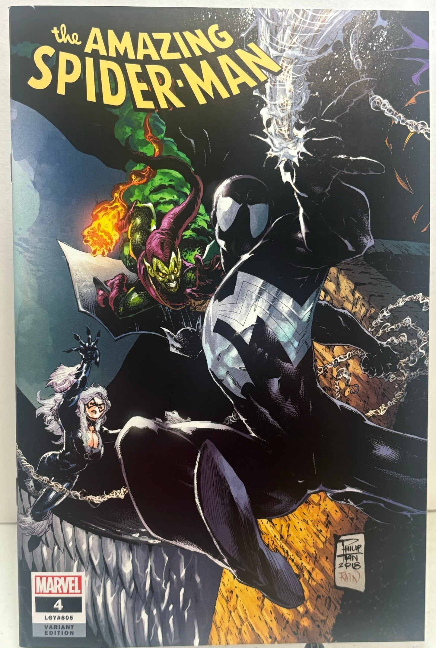 Amazing Spider-Man #4 Philip Tan Exclusive Trade Variant (2018) NM (pre-owned)