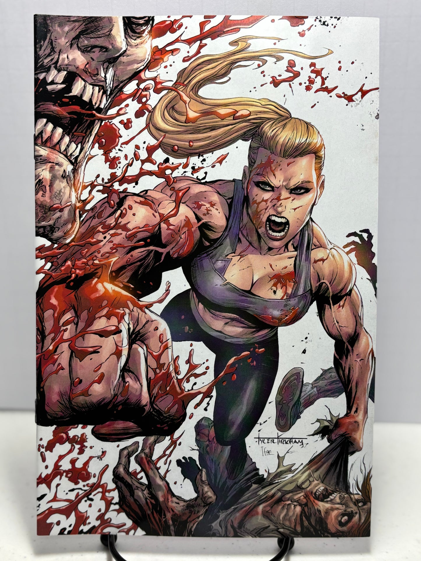 KILL MORE #1 TYLER KIRKHAM EXCLUSIVE LADY FACESMASHER VIRGIN VARIANT IMAGE