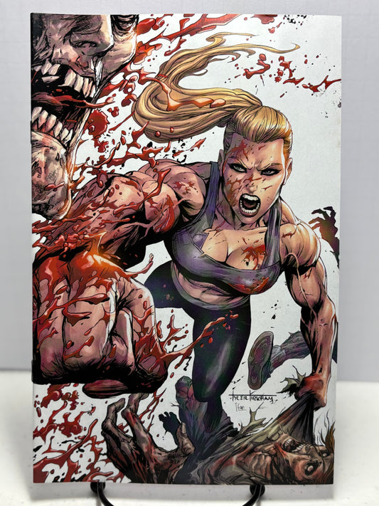 KILL MORE #1 TYLER KIRKHAM EXCLUSIVE LADY FACESMASHER VIRGIN VARIANT IMAGE