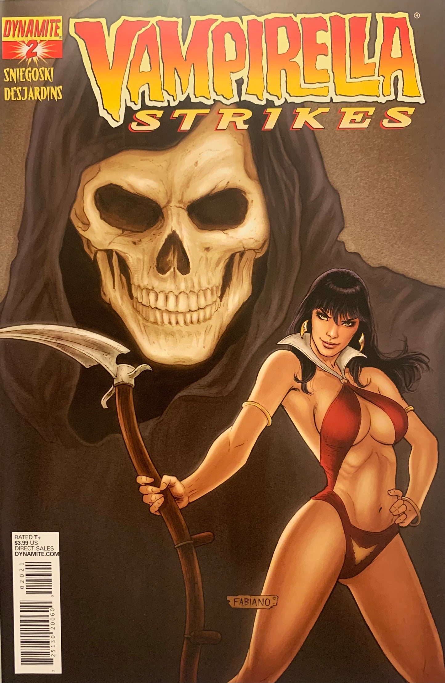 Vampirella Strikes #2 Cover by Fabiano (2013 Dynamite) VF / NM (pre-owned)