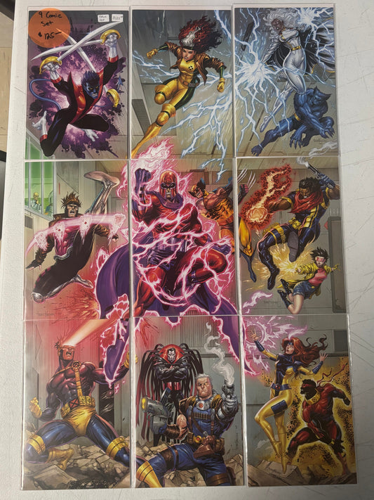 Tyler Kirkham Virgin Connecting 9 Issue Set X-Men Danger Room Exclusive Lot NM